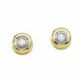 Ladies' 14K Yellow 1/5 CTW Diamond Round Solitaire Earring